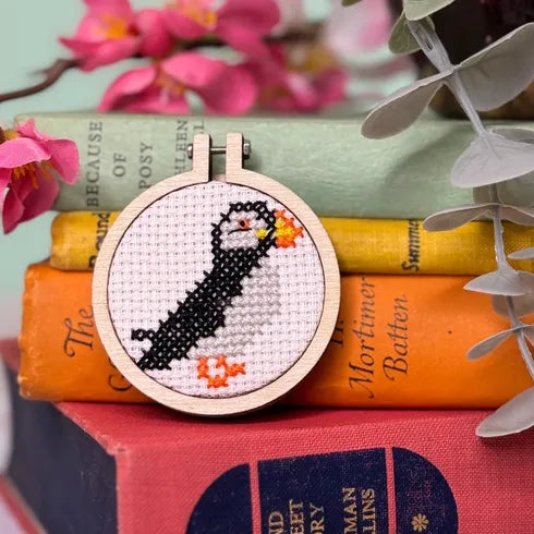 Útsaumur - I puffin love you