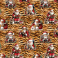 French Terry - Santa's Animals