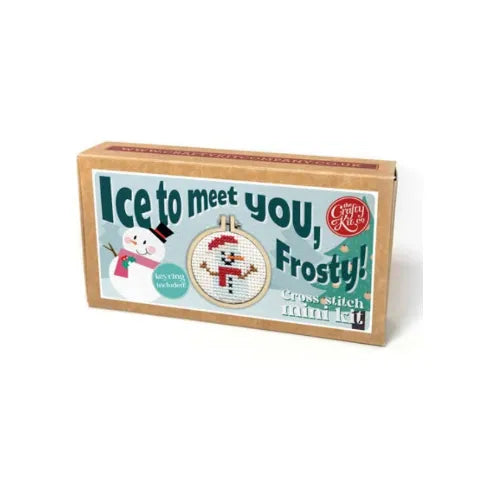 Útsaumur - Ice to meet you Frosty