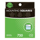 Mounting squares white