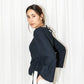 Puff and Pencil - Tie Waist Blouse + Cone Sleeves