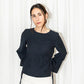 Puff and Pencil - Tie Waist Blouse + Cone Sleeves