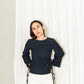 Puff and Pencil - Tie Waist Blouse + Cone Sleeves