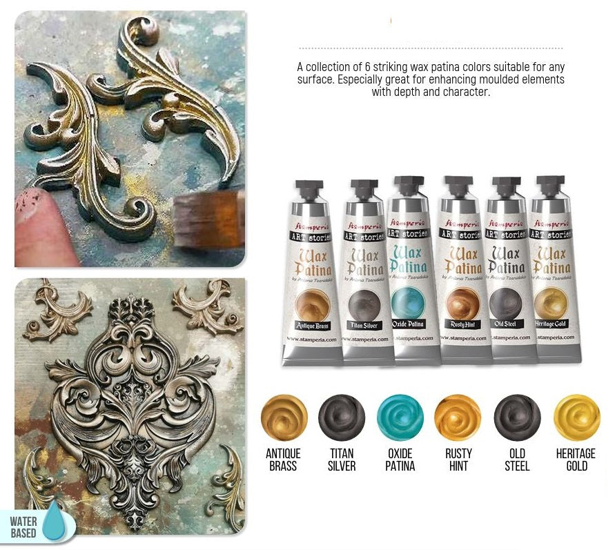 Wax Patina - Heritage gold