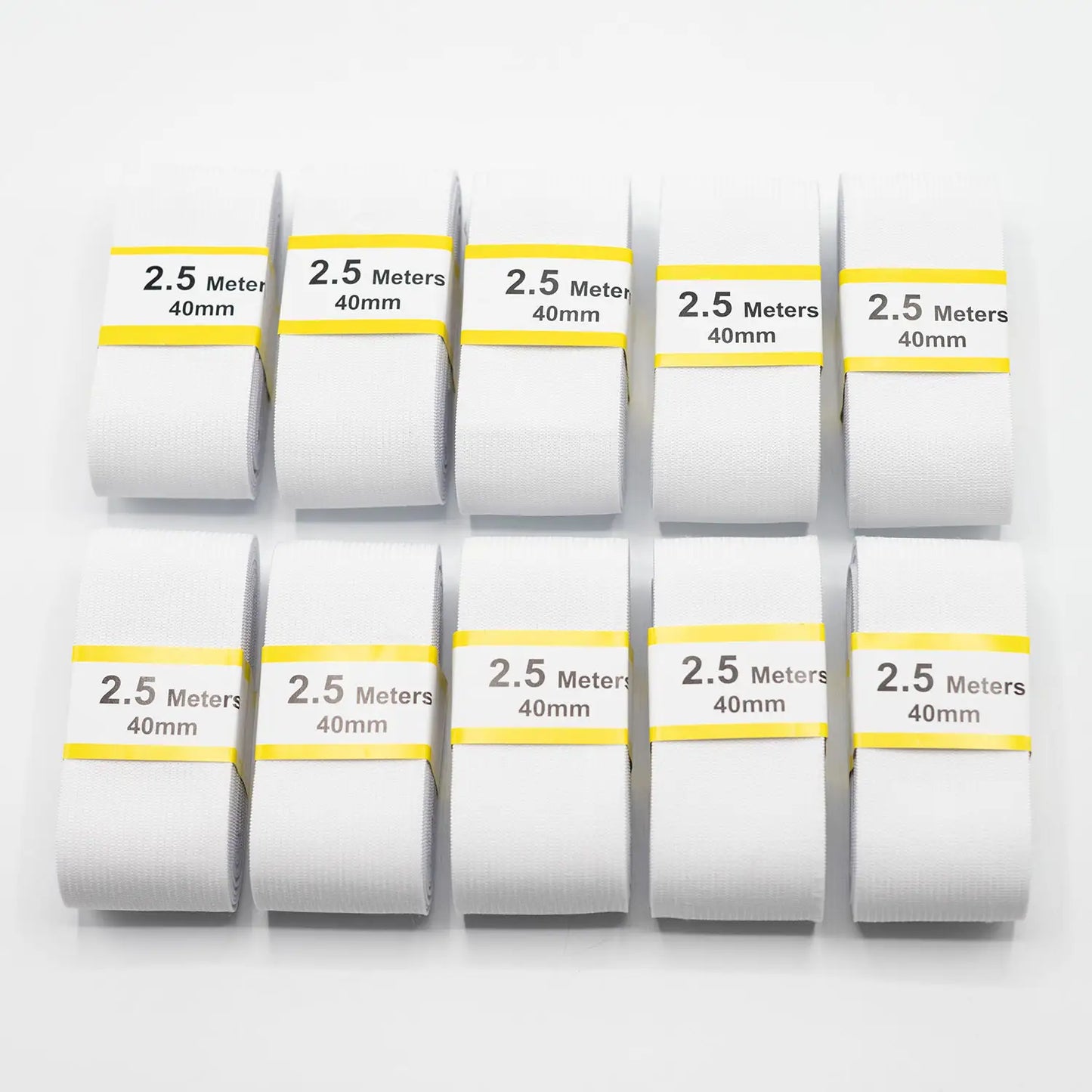 Teygja 40mm - Svört eða Hvít