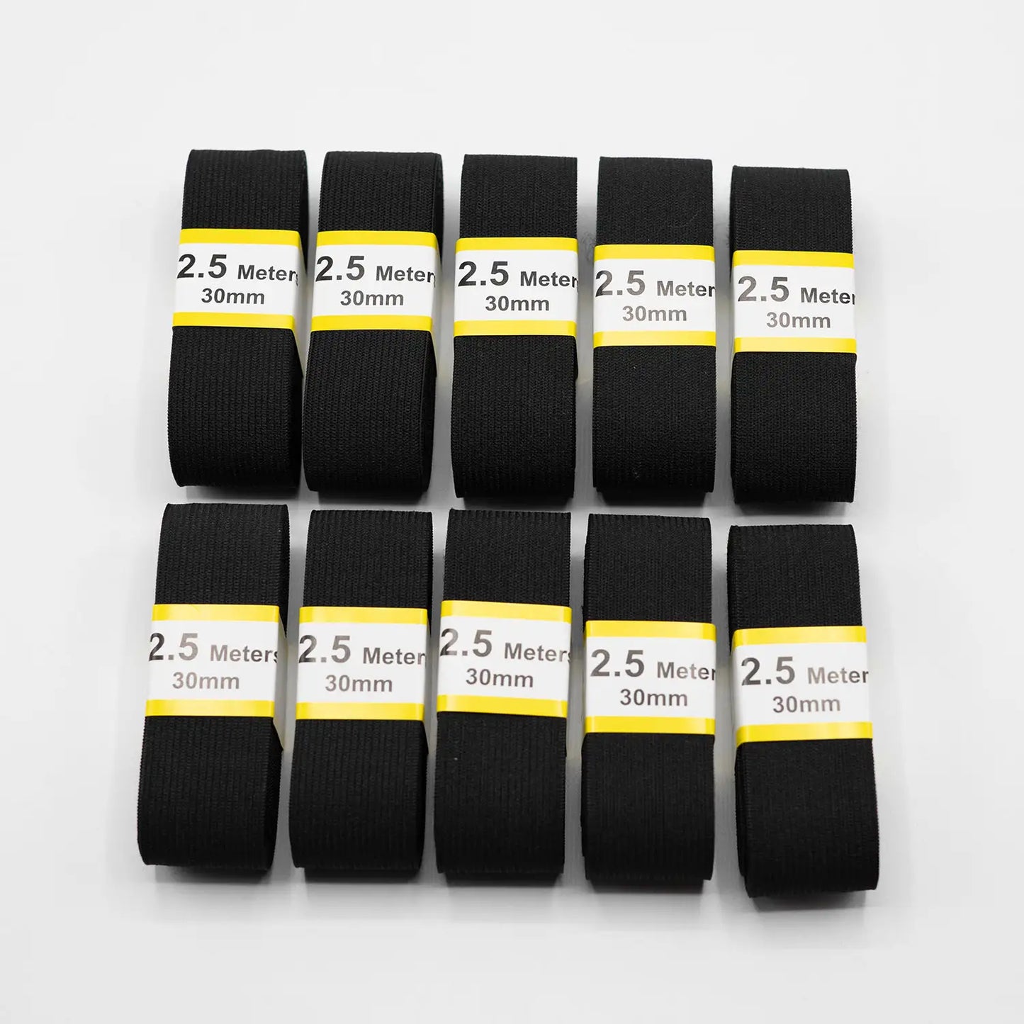 Teygja 30mm - Svört eða Hvít