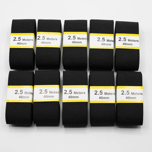 Teygja 40mm - Svört eða Hvít