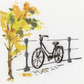 Útsaumur - Cross-stitch kit "Bicycle"