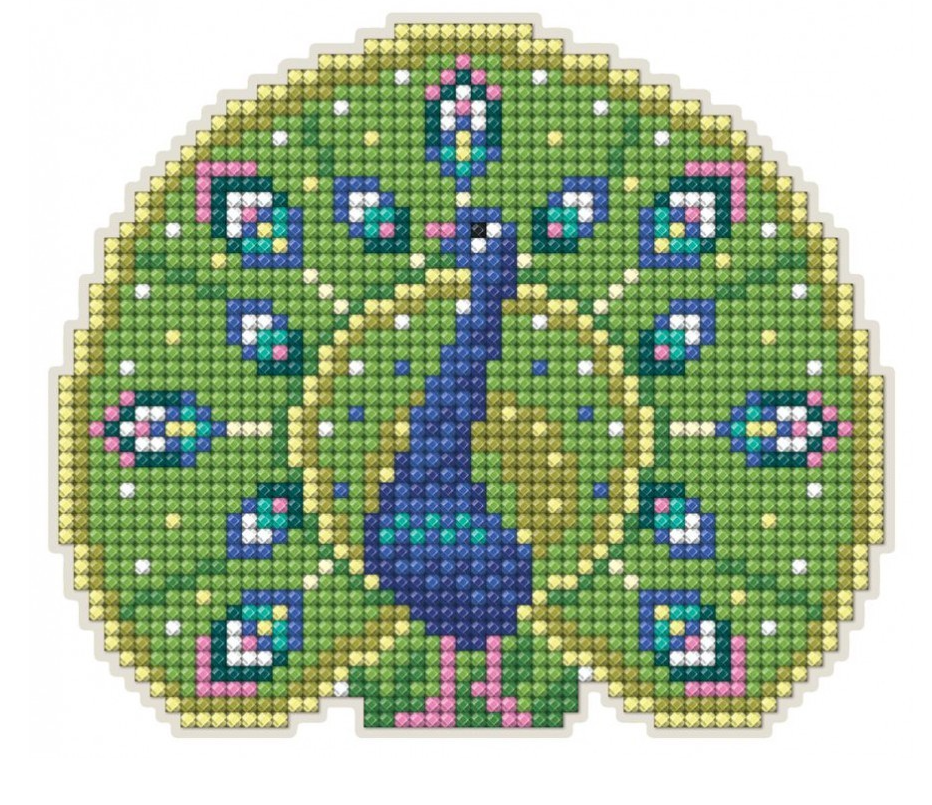 Diamond Painting Magnet Kit - Peacock