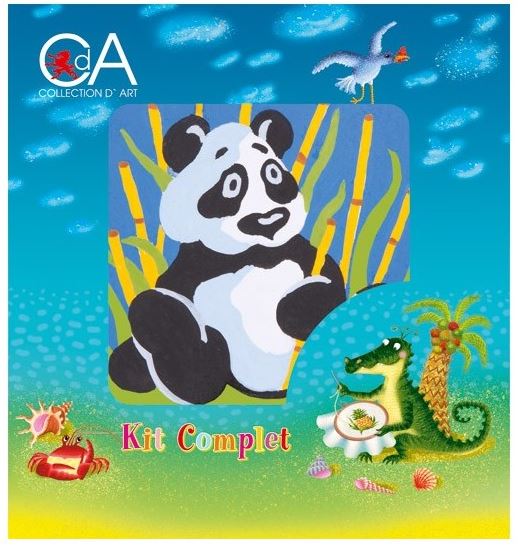 Útsaumur - Cross-stitch Kit "Panda"