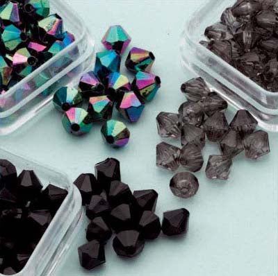 Perlur Acrylic beads trio 6mm