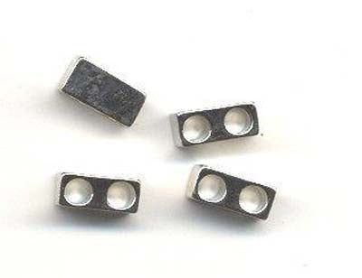 Spacers with 2 holes 8.5 x 5 mm