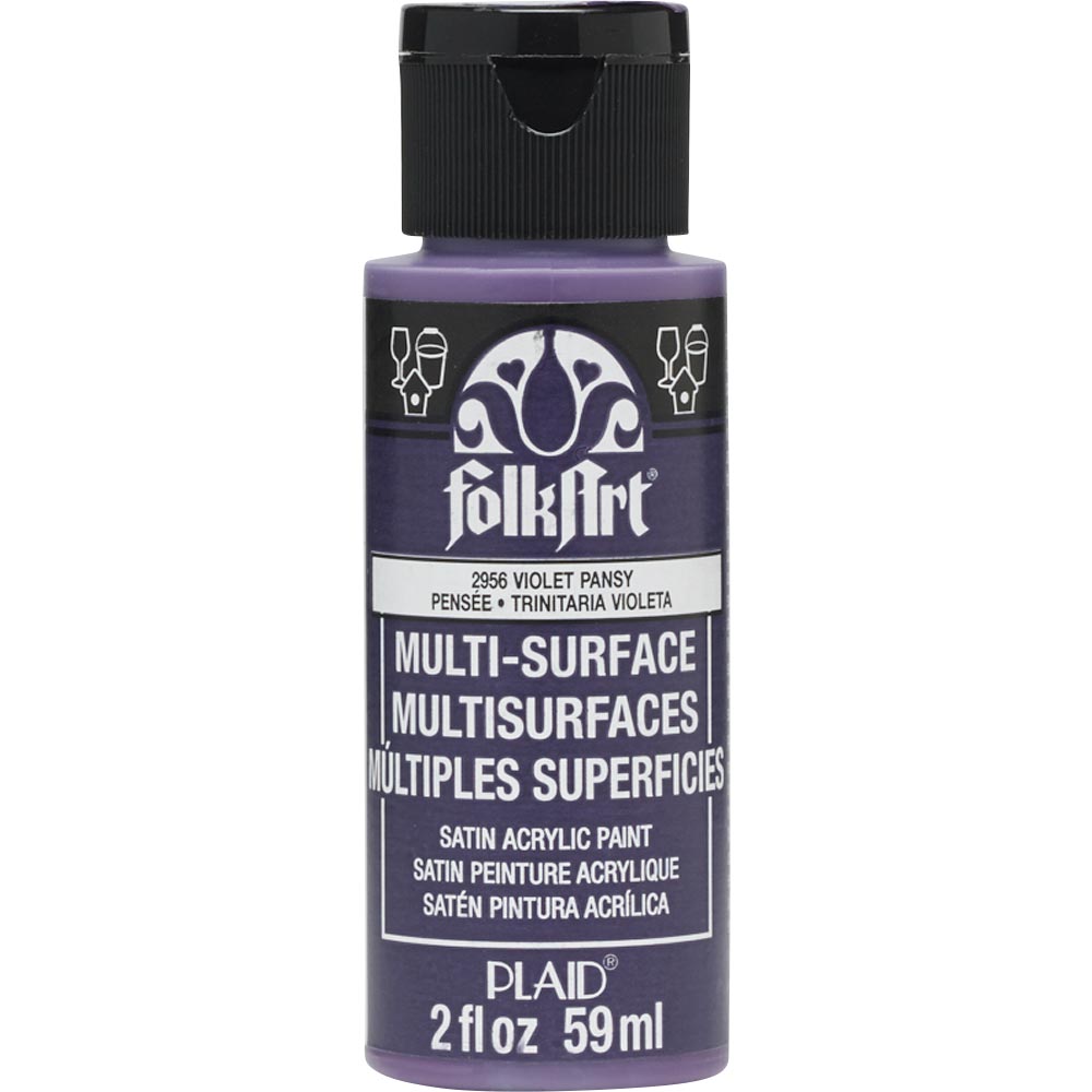 FolkArt Multi-Surface Akrílmálning 2oz - Margir litir