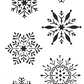 Stensill - Snowflakes