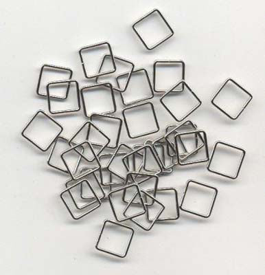 Jump ring, 8mm Square