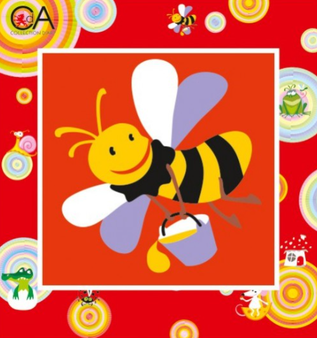Útsaumur - Cross-stitch Kit "Bee"