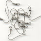 Ear wire fish hook Platinum
