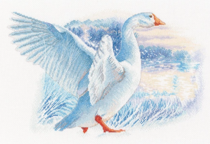 Útsaumur - Cross-stitch kit "Goose"