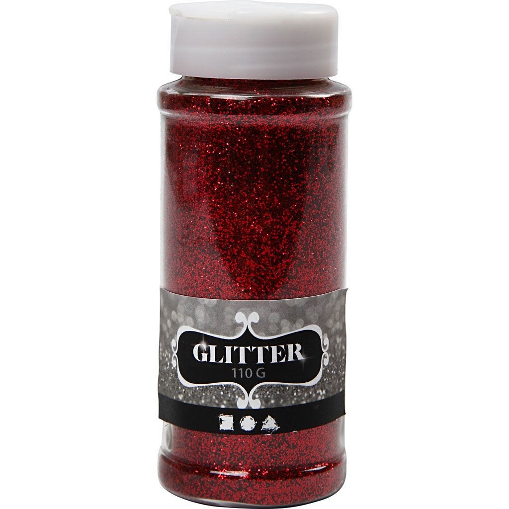 Glitter 100gr - Red