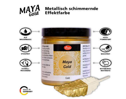Viva Maya Stardust Málning - Gold