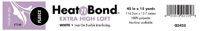 Heat n' Bond Extra High Loft Fleece